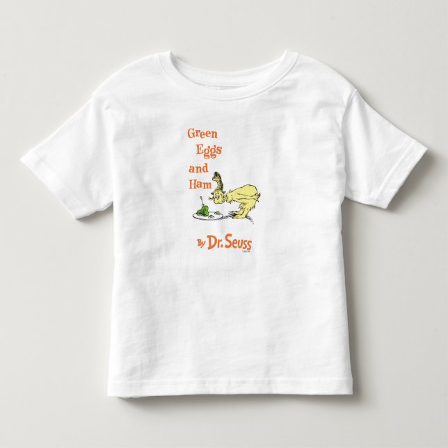 Dr Seuss| Grönt Ägg och ham T Shirt (Framsida)