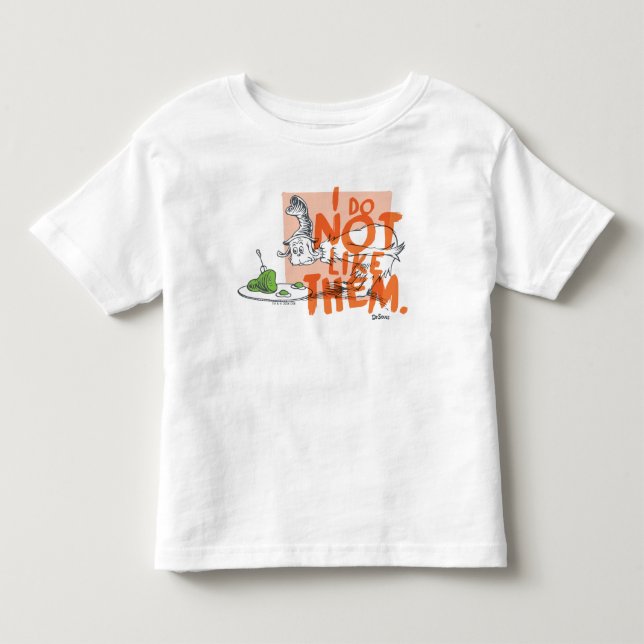Dr. Seuss Guy-Am-I "Jag gillar dem inte" T Shirt (Framsida)