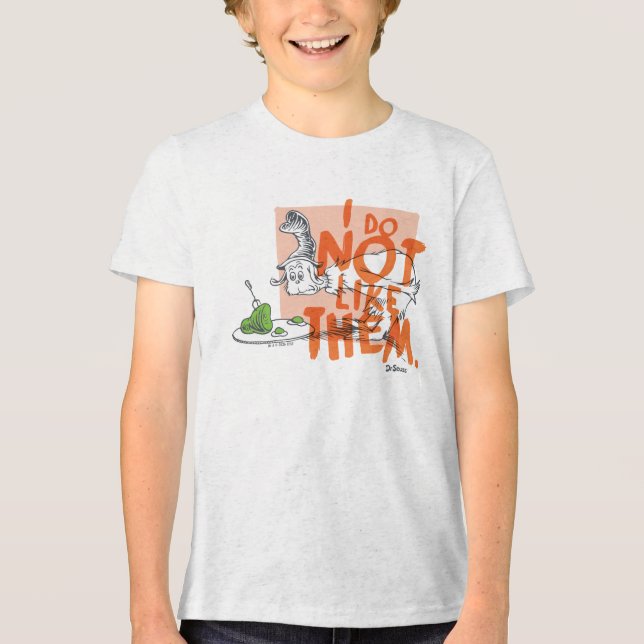 Dr. Seuss Guy-Am-I "Jag gillar dem inte" T Shirt (Framsida)