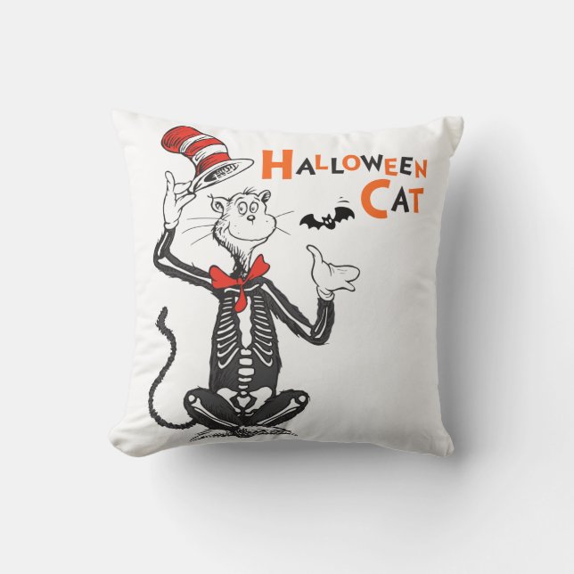 Dr Seuss | Halloween-katt i hatten Kudde (Framsida)