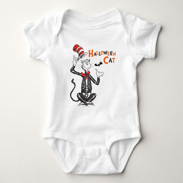 Dr Seuss | Halloween-katt i hatten T Shirt (Framsida)