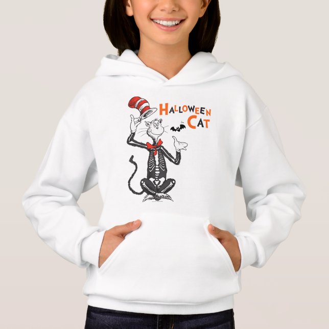 Dr Seuss | Halloween-katt i hatten T Shirt (Framsida)
