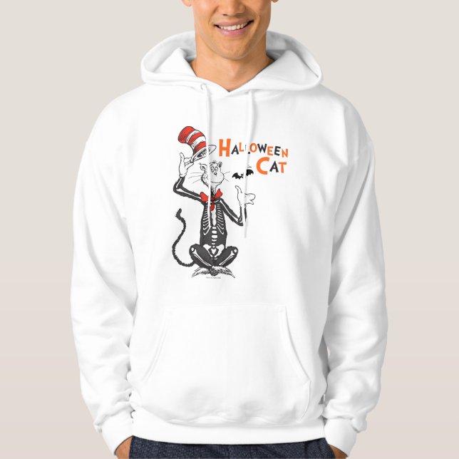 Dr. Seuss | Halloween Katten i hatten Hoodie (Framsida)