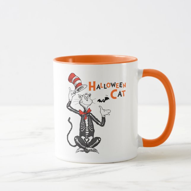 Dr. Seuss | Halloween Katten i hatten Mugg (Höger)
