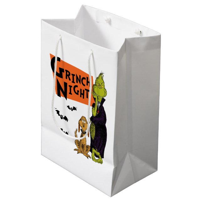 Dr. Seuss | Hallowen Grinch Natt Grafik (Framsidan Vinklad)