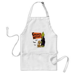 Dr. Seuss Hallowen Grinch Natt Grafik Förkläde