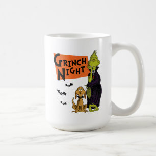 Dr. Seuss Hallowen Grinch Natt Grafik Kaffemugg