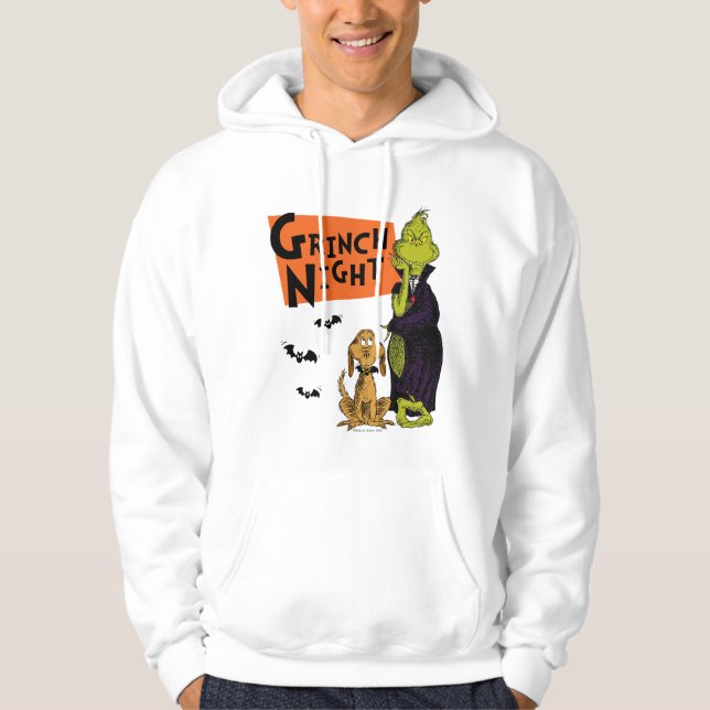 Dr Seuss | Hallowen Grinch Night Graphic Hoodie (Framsida)