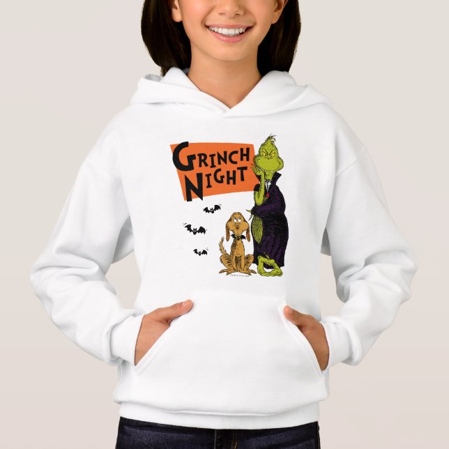 Dr Seuss | Hallowen Grinch Night Graphic T Shirt (Framsida)