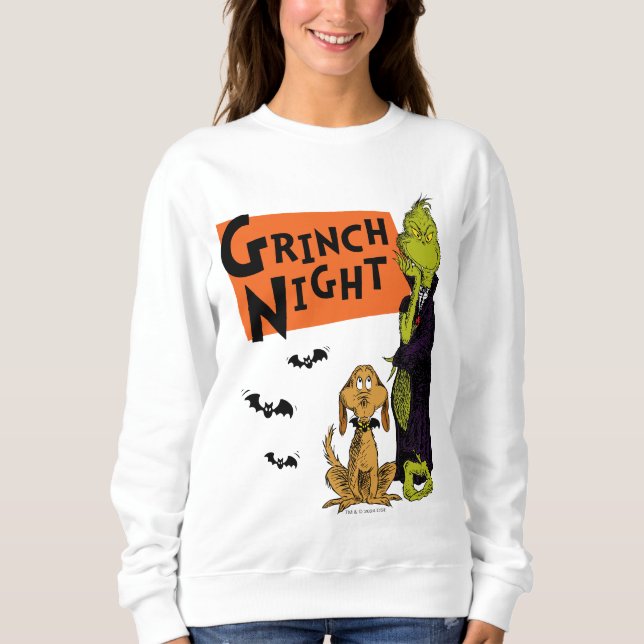 Dr Seuss | Hallowen Grinch Night Graphic T Shirt (Framsida)