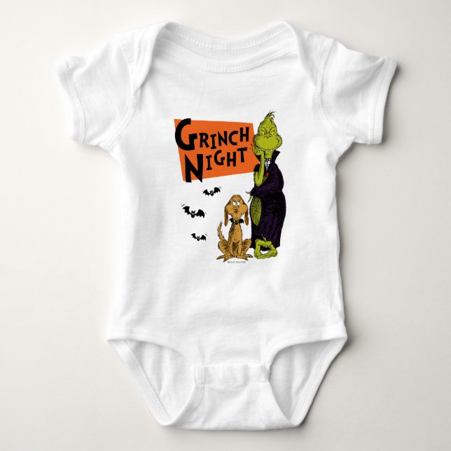 Dr Seuss | Hallowen Grinch Night Graphic T Shirt (Framsida)