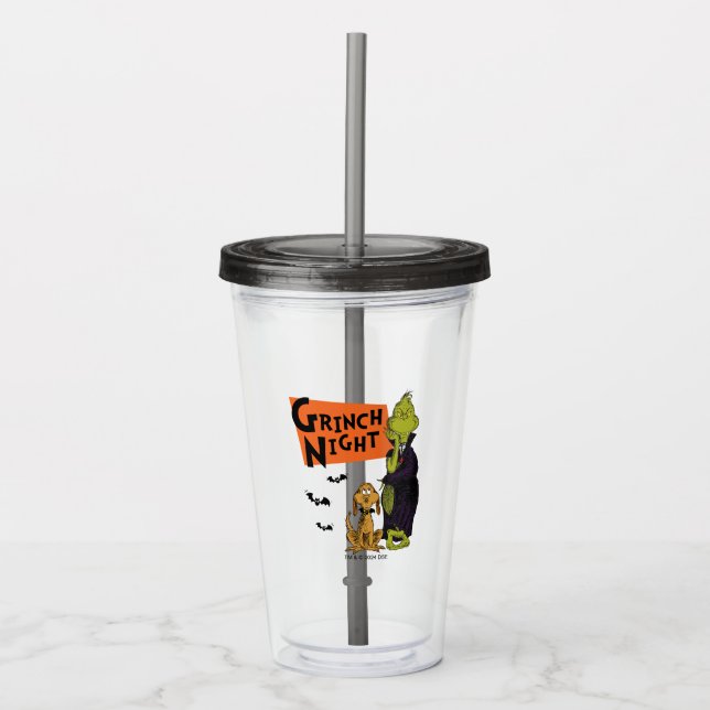 Dr Seuss | Hallowen Grinch Night Graphic Take Away Mugg (Framsida)