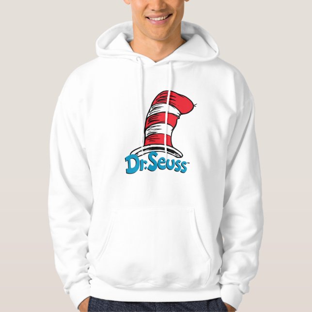Dr Seuss Hat Logotyp Hoodie (Framsida)