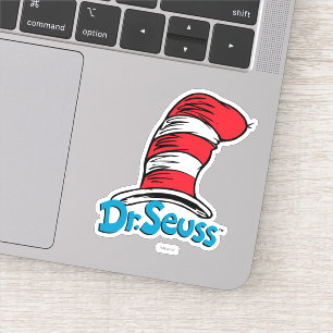 Dr Seuss Hat Logotyp Klistermärken