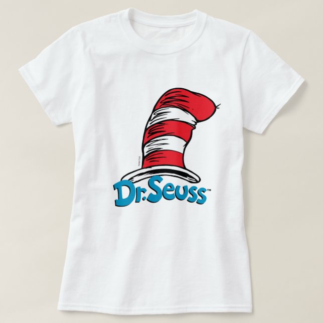 Dr Seuss Hat Logotyp T Shirt (Design framsida)