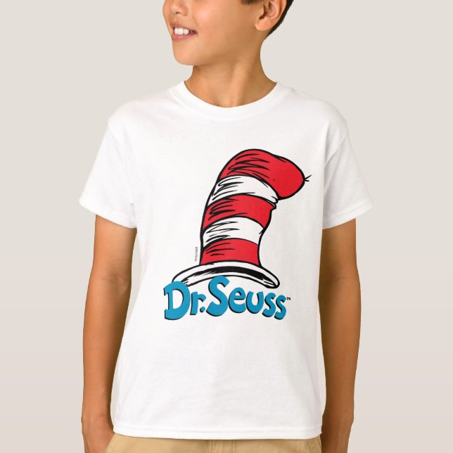 Dr Seuss Hat Logotyp T Shirt (Framsida)