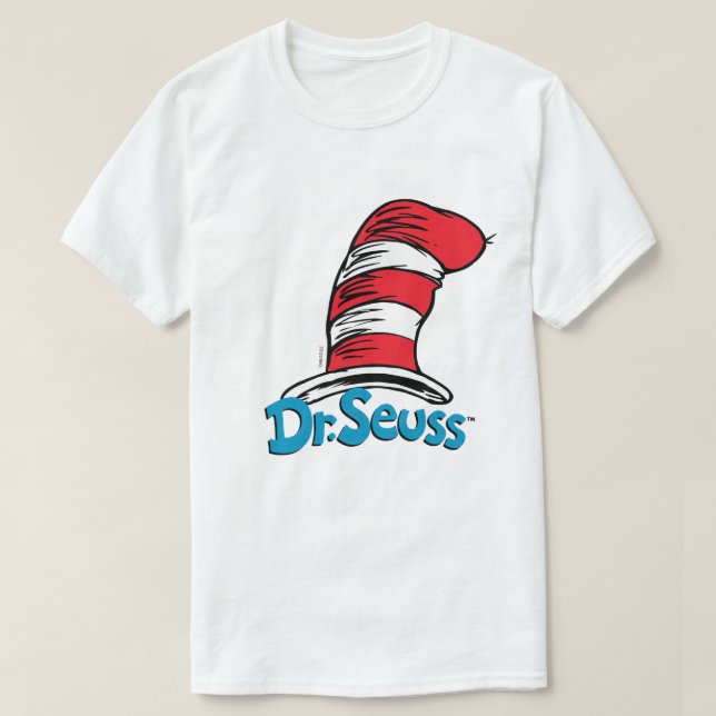 Dr Seuss Hat Logotyp T Shirt (Design framsida)