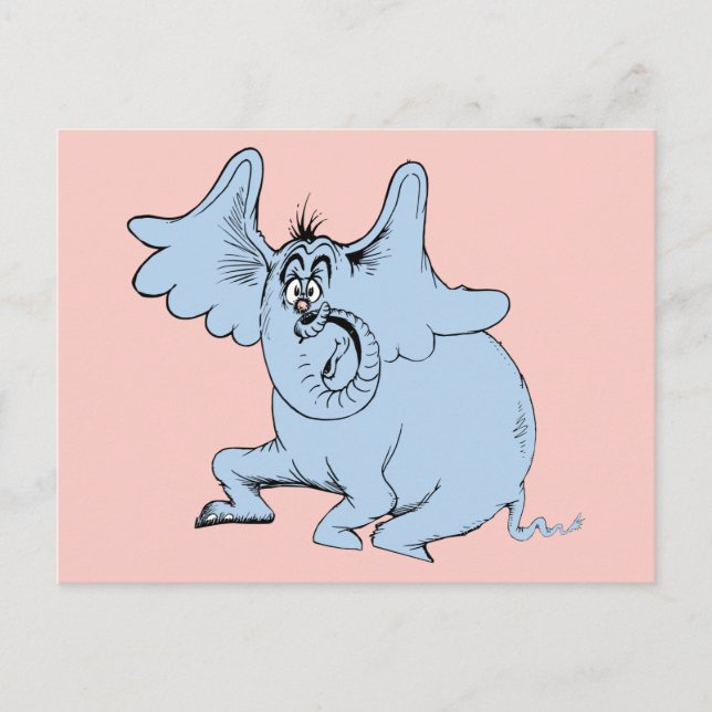 Dr. Seuss | Horton & dammkorn Vykort (Framsida)