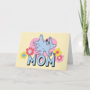 Dr. Seuss Horton Elefant Mamma Mors Dag Foto Kort