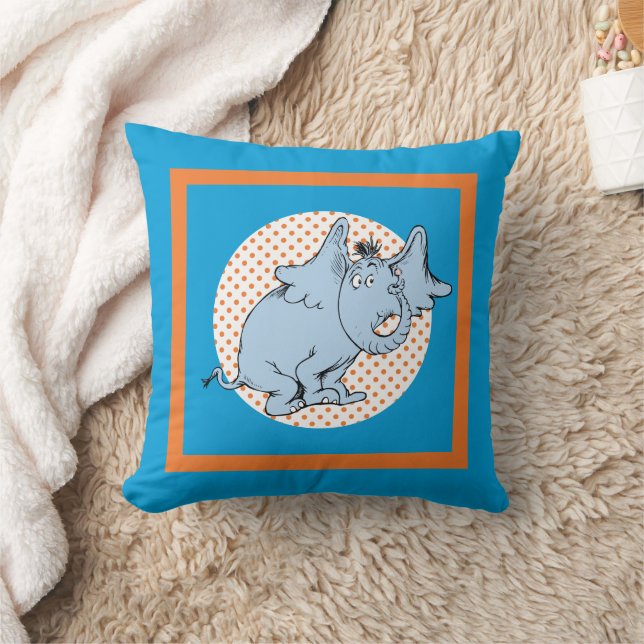 Dr. Seuss Horton Hears A Who Apelsinprickar Kudde (Filt)