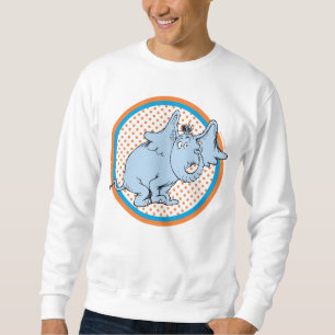 Dr. Seuss Horton Hears A Who Apelsinprickar Lång Ärmad Tröja
