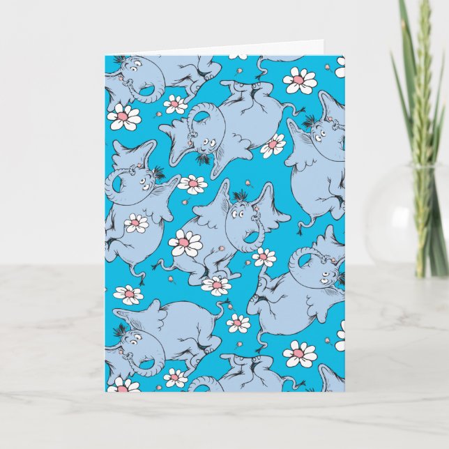 Dr. Seuss Horton Hears a Who Kort (Framsida)