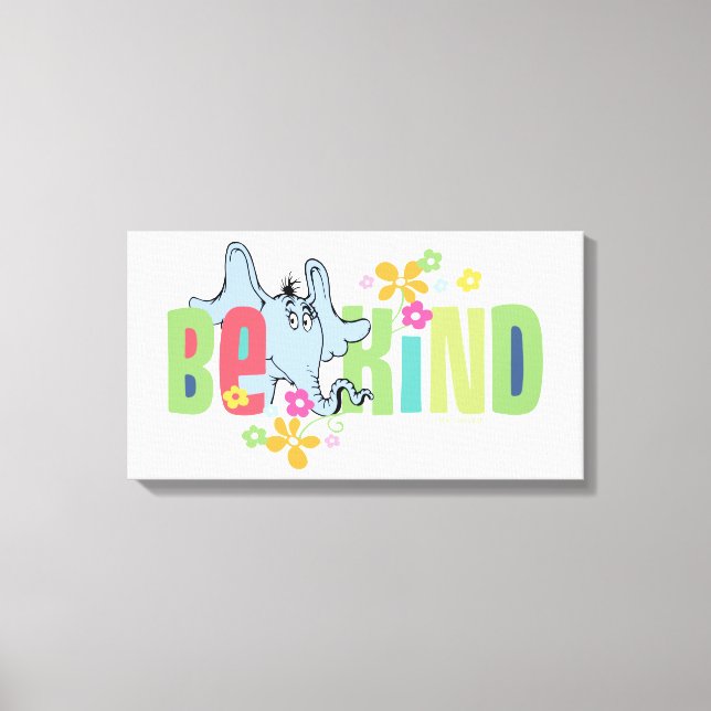 Dr. Seuss Horton Hears A Who | Var snäll Canvastryck (Framsida)