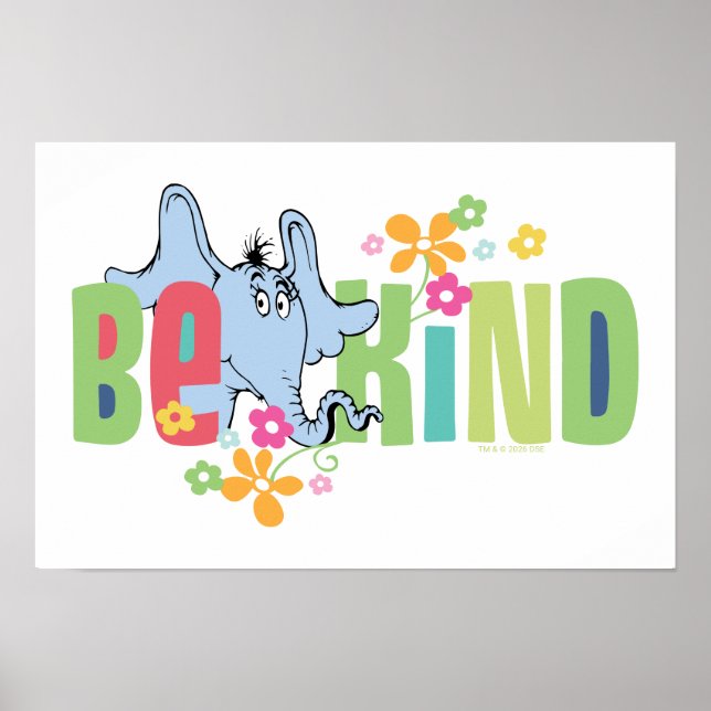Dr. Seuss Horton Hears A Who | Var snäll Poster (Framsidan)