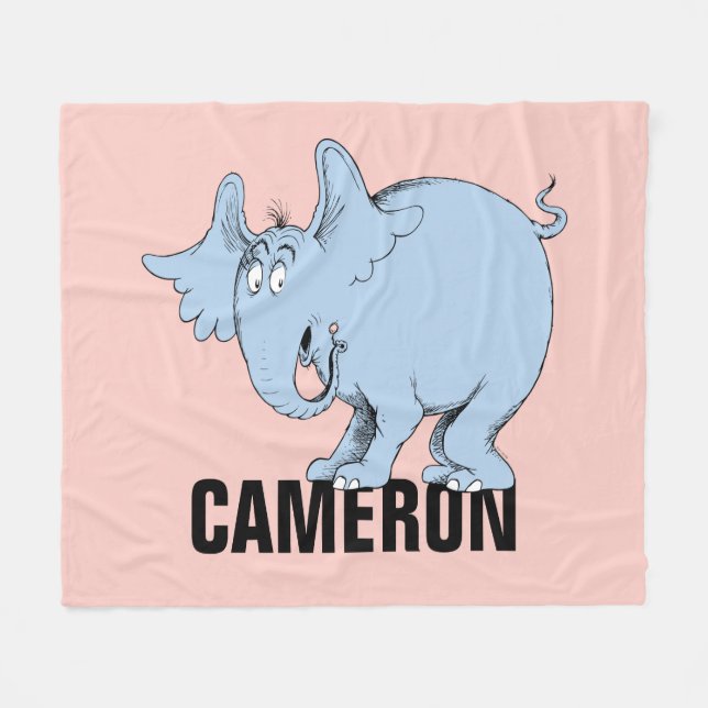 Dr Seuss | Horton Hears Whos Fleecefilt (Framsidan (Horisontell))