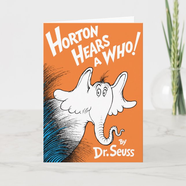 Dr. Seuss | Horton Hör en Vem boken Kort (Framsida)