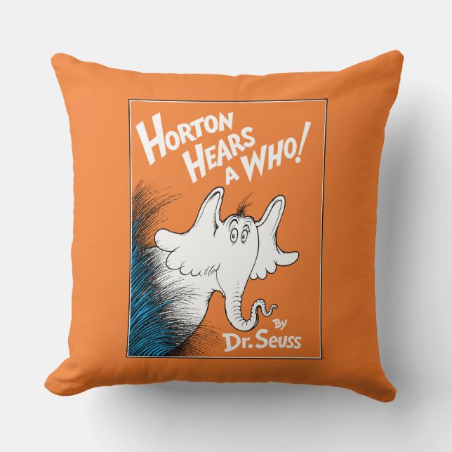 Dr. Seuss | Horton hör en vem! boken Kudde (Framsida)