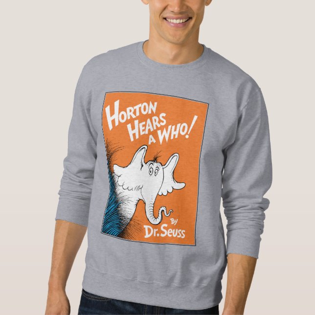 Dr. Seuss | Horton hör en vem! boken Lång Ärmad Tröja (Framsida)