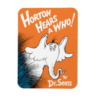 Dr. Seuss Horton hör en vem! boken Magnet