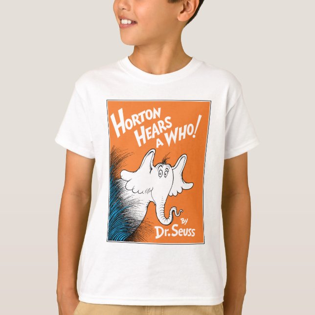Dr. Seuss | Horton hör en vem! boken T Shirt (Framsida)