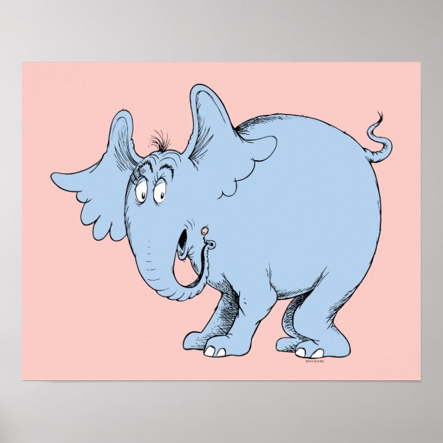 Dr. Seuss | Horton hör en Vem! Poster (Framsidan)