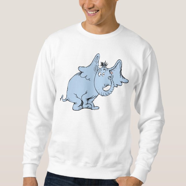 Dr. Seuss | Horton Side Look översätts till: Lång Ärmad Tröja (Framsida)