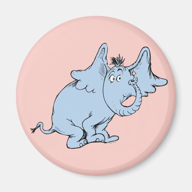 Dr Seuss | Horton Side-utseende Magnet (Framsidan)