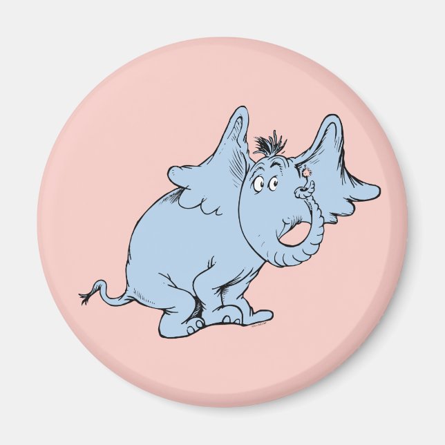 Dr Seuss | Horton Side-utseende Magnet (Framsidan)