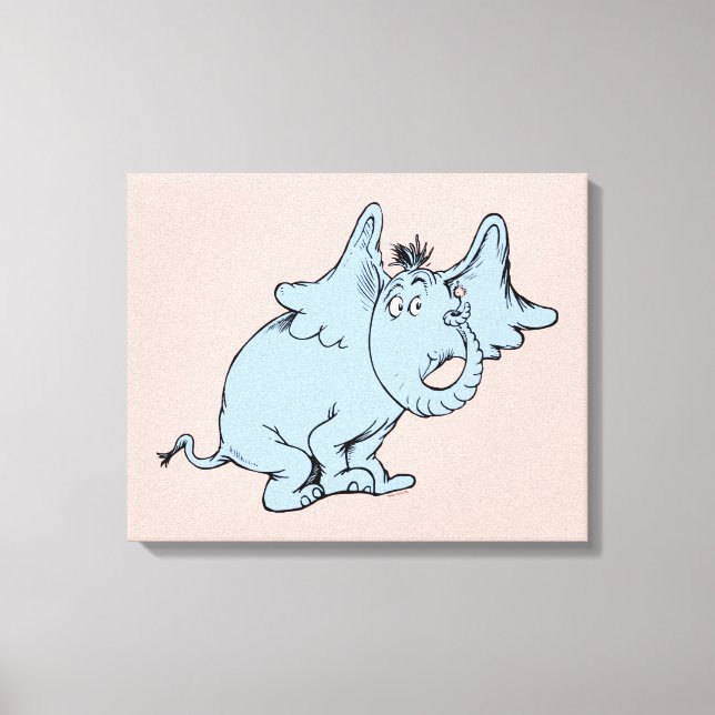 Dr. Seuss | Horton Sidoblick Canvastryck (Framsida)