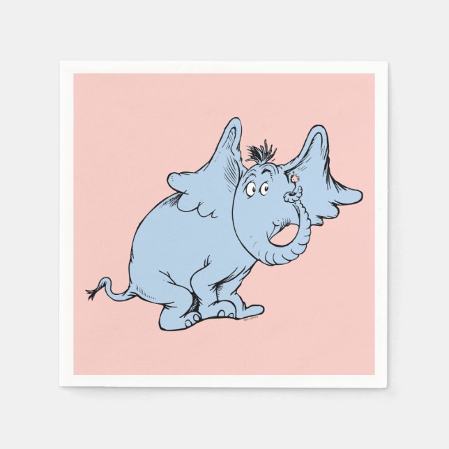 Dr. Seuss | Horton Sidoblick Pappersservett (Framsidan)