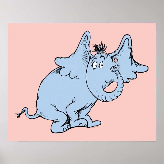 Dr. Seuss | Horton Sidoblick Poster (Framsidan)