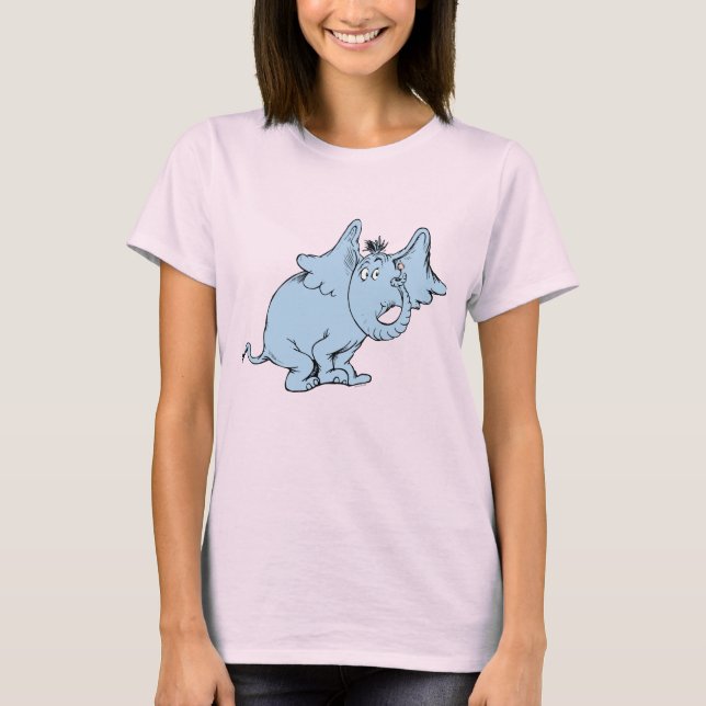 Dr. Seuss | Horton tittar åt sidan T Shirt (Framsida)