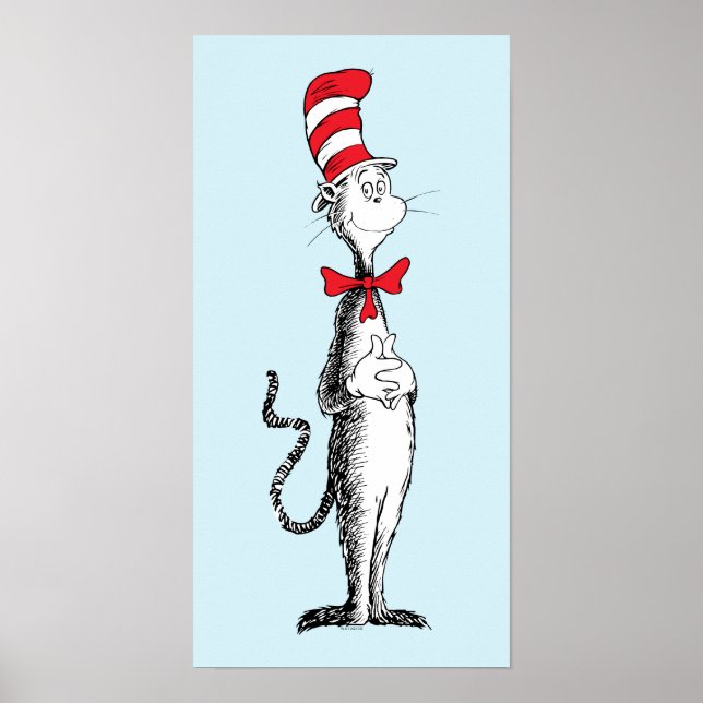Dr Seuss I Cat i Hat-Tall Poster (Framsidan)