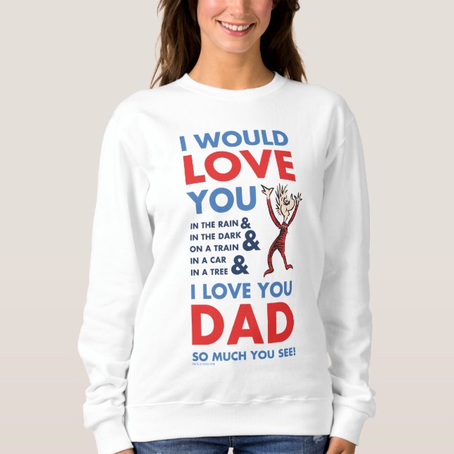 Dr Seuss | I Kärlek du Pappa så mycket du ser T Shirt (Framsida)