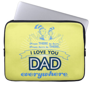 Dr. Seuss Jag älskar dig pappa överallt Laptop Fodral
