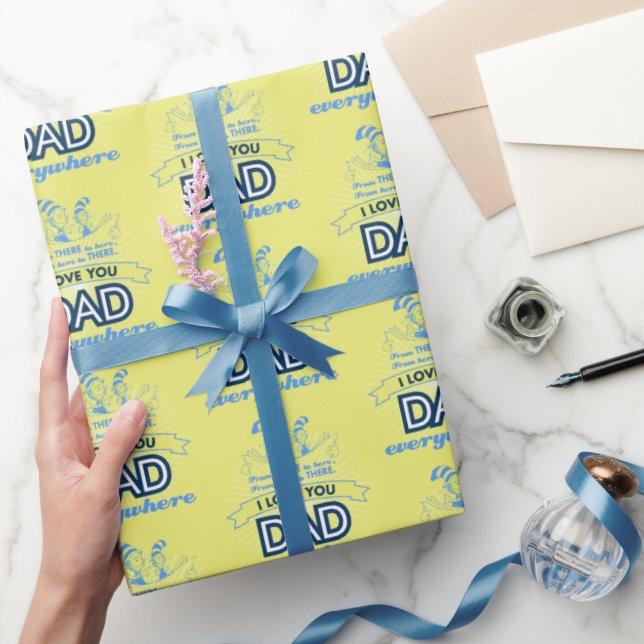 Dr. Seuss | Jag älskar dig pappa överallt Presentpapper (Gifting)