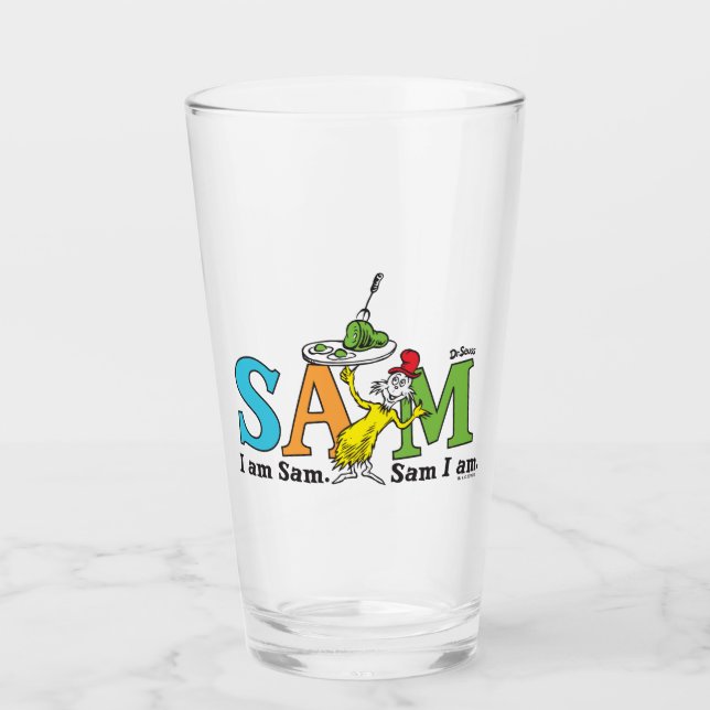 Dr. Seuss | Jag är Sam. Sam är jag. Glaskopp (Framsida)