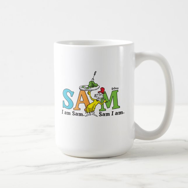 Dr. Seuss | Jag är Sam. Sam är jag. Kaffemugg (Höger)