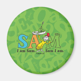 Dr. Seuss | Jag är Sam. Sam är jag. Magnet