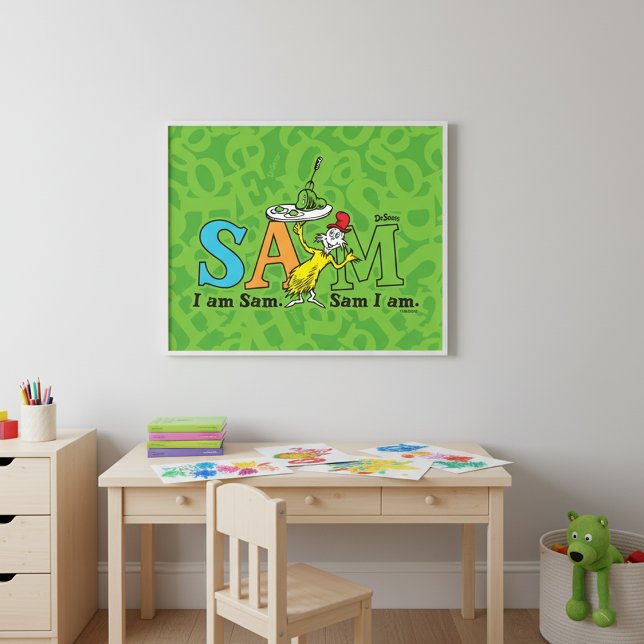 Dr. Seuss | Jag är Sam. Sam är jag. Poster (Skapare uppladdad)